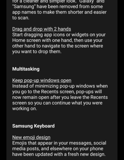 Samsung one ui 6 changelog